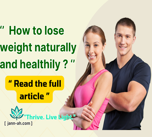 How to lose weight naturally and healthily ?